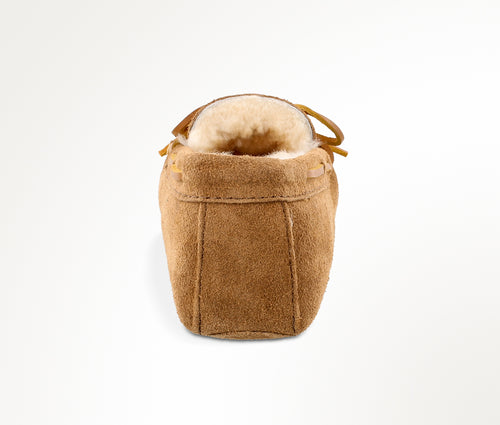 Minnetonka Sheepskin Softsole Slipper - Golden Tan