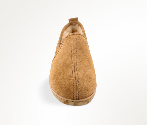 Twin Gore Sheepskin Slipper - Golden Tan