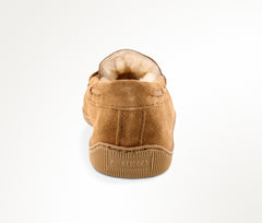 Minnetonka Sheepskin Hardsole Slipper - Natural