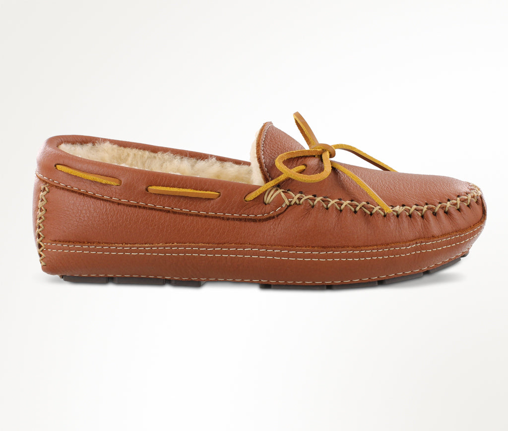 Minnetonka sheepskin moose slipper top