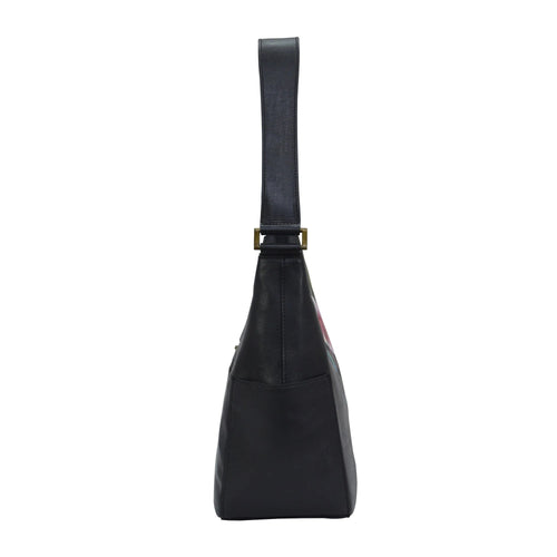 Anuschka Hummingbird Black Classic Hobo