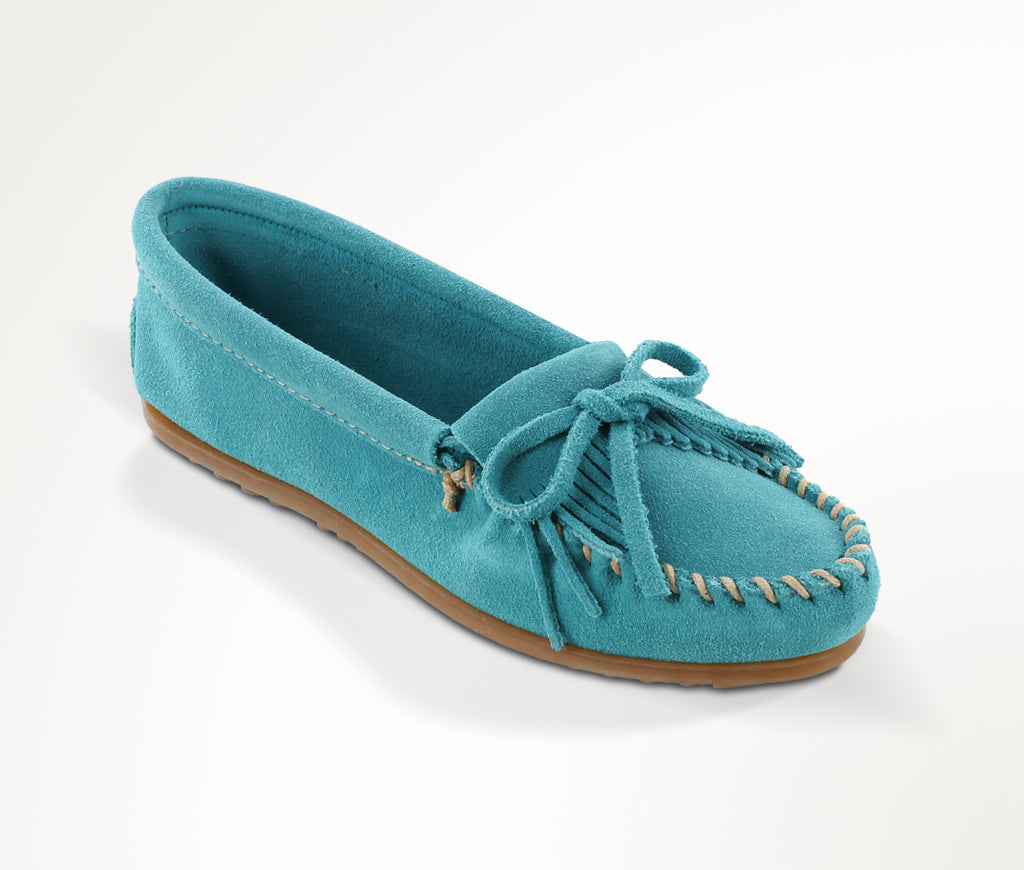 Kilty Moccasin - Turquoise