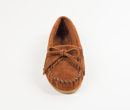 Minnetonka Kilty Moccasin - Brown