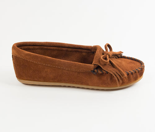 Minnetonka Kilty Moccasin - Brown
