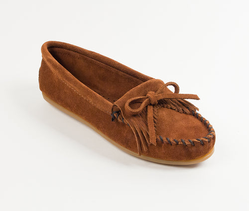 Minnetonka Kilty Moccasin - Brown