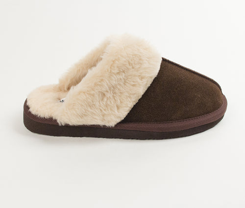 Minnetonka Chesney Slipper - Chocolate