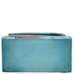Anuschka Jardin Bleu Triple Compartment Crossbody Organizer