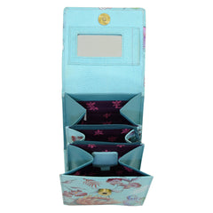 Anuschka Jardin Bleu Triple Compartment Crossbody Organizer