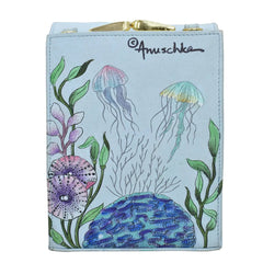 Anuschka Underwater Beauty Triple Compartment Crossbody