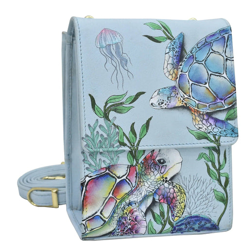 Anuschka Underwater Beauty Triple Compartment Crossbody