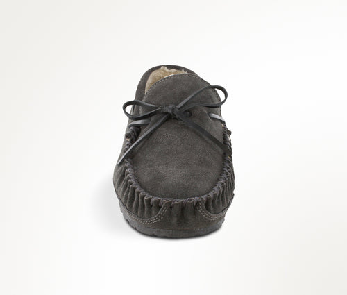 Minnetonka Casey Slipper - Charcoal