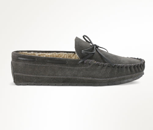 Minnetonka Casey Slipper - Charcoal