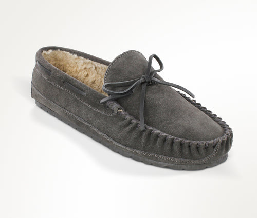 Minnetonka Casey Slipper - Charcoal