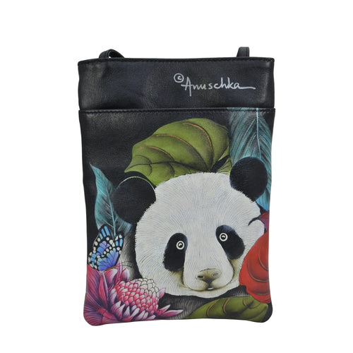 Anuschka Happy Panda Mini Travel Crossbody