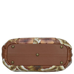 Anuschka Cleopatra's Leopard Tan Triple Compartment Crossbody