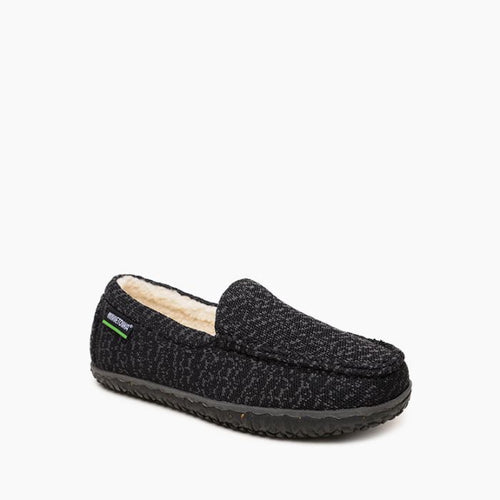 Minnetonka Men's Eco Elm Slipper - Black