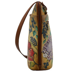 Anuschka Caribbean Garden Crossbody Organizer