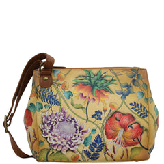 Anuschka Caribbean Garden Triple Compartment Crossbody