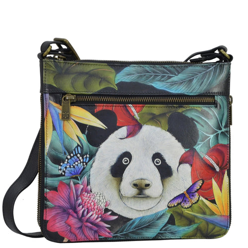 Anuschka Happy Panda Travel Crossbody