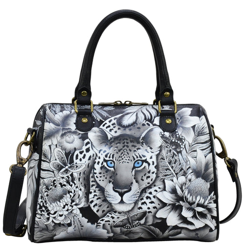 Anuschka Cleopatra's Leopard Zip Around Satchel