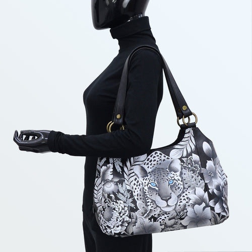 Anuschka Cleopatra's Leopard Large Satchel