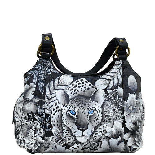 Anuschka Cleopatra's Leopard Large Satchel