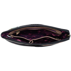 Anuschka Island Escape Black Three-in-One Clutch
