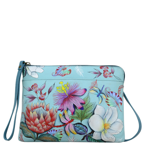 Anuschka Jardin Bleu Three-in-One Clutch