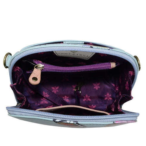 Anuschka Butterfly Heaven Zip Around Travel Organizer