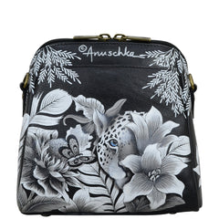 Anuschka Cleopatra's Leopard Zip Around Travel Organizer