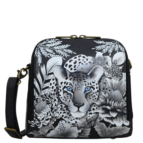 Anuschka Cleopatra's Leopard Zip Around Travel Organizer