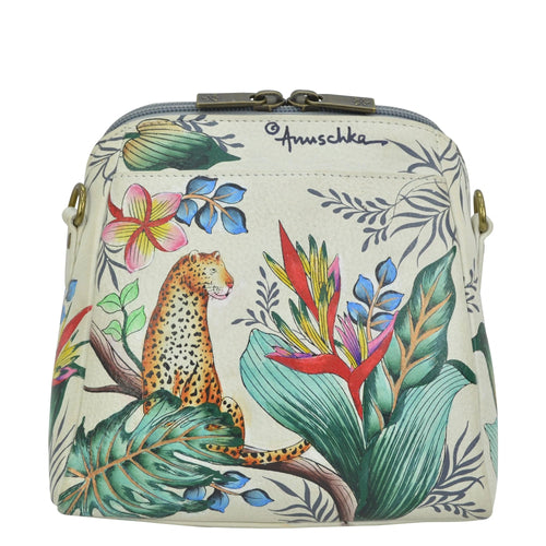 Anuschka Jungle Queen Ivory Travel Organizer