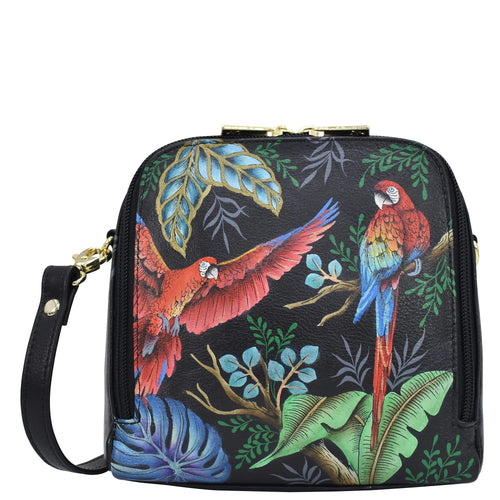 Anuschka Rainforest Beauties Zip Around Travel Organizer