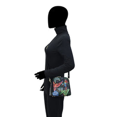 Anuschka Rainforest Beauties Zip Around Travel Organizer