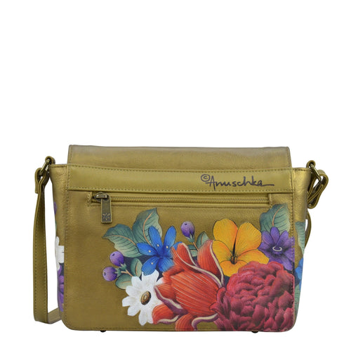 Anuschka Dreamy Floral Flap Crossbody