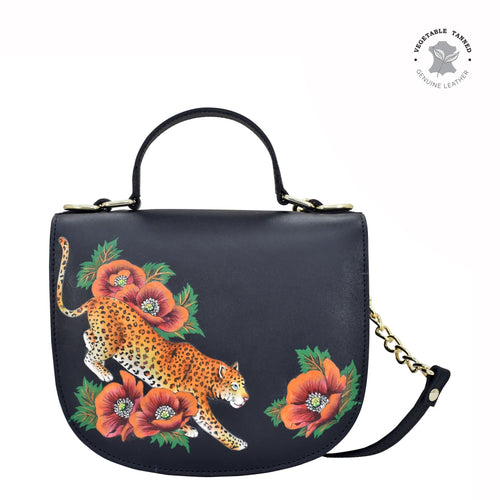 Anuschka Enigmatic Leopard Flap Crossbody