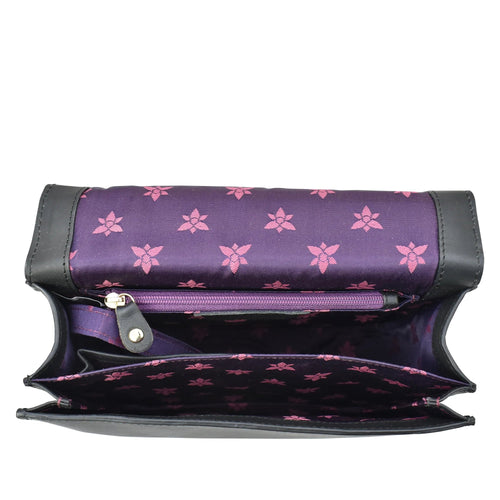 Anuschka Enigmatic Leopard Flap Crossbody