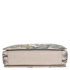 Anuschka African Adventure Triple Compartment Crossbody