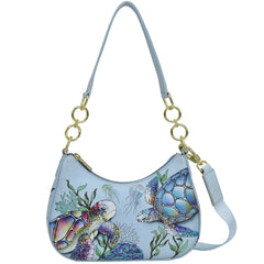 Anuschka Underwater Beauty Small Convertible Hobo