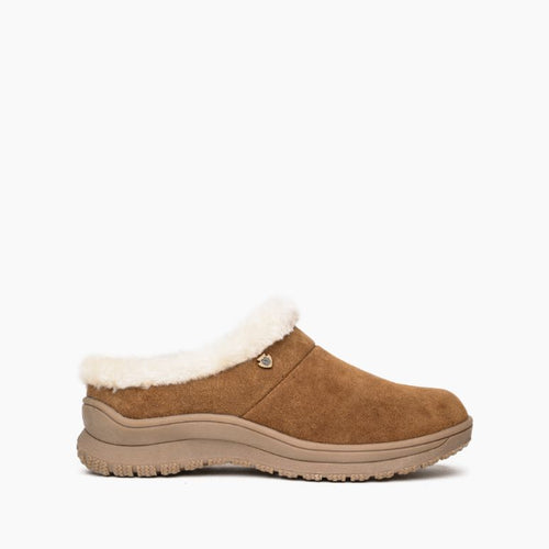 Minnetonka Emerson Slipper - Dusty Brown