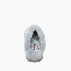 Minnetonka Chesney Scuff Slipper - Ice Gray