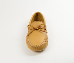 Minnetonka Double Deerskin Moccasin - Natural