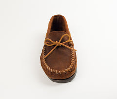 Minnetonka Double Bottom Hardsole - Brown Ruff