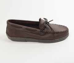 Minnetonka Moosehide Classic Moccasin - Chocolate
