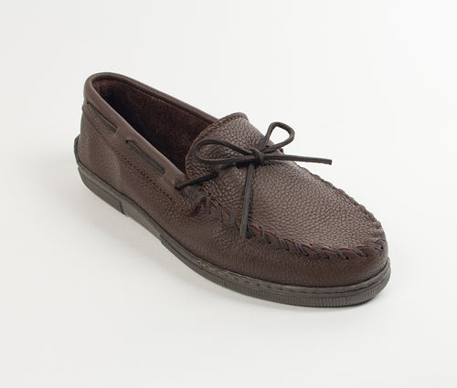 Minnetonka Moosehide Classic Moccasin - Chocolate