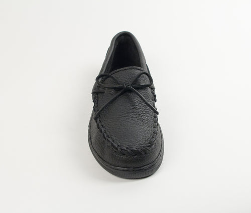 Minnetonka Moosehide Classic Moccasin - Black