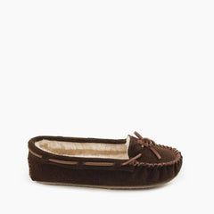 Minnetonka Cally Trapper Moccasin - Chocolate