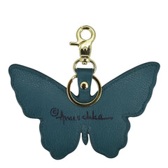 Anuschka Butterfly Melody Blue Bag Charm