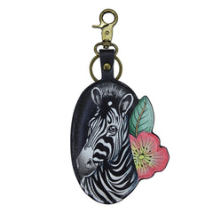 Anuschka Playful Zebras Bag Charm