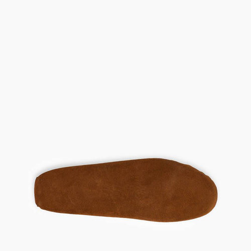 Minnetonka Leather Laced Soft Sole - Brown
